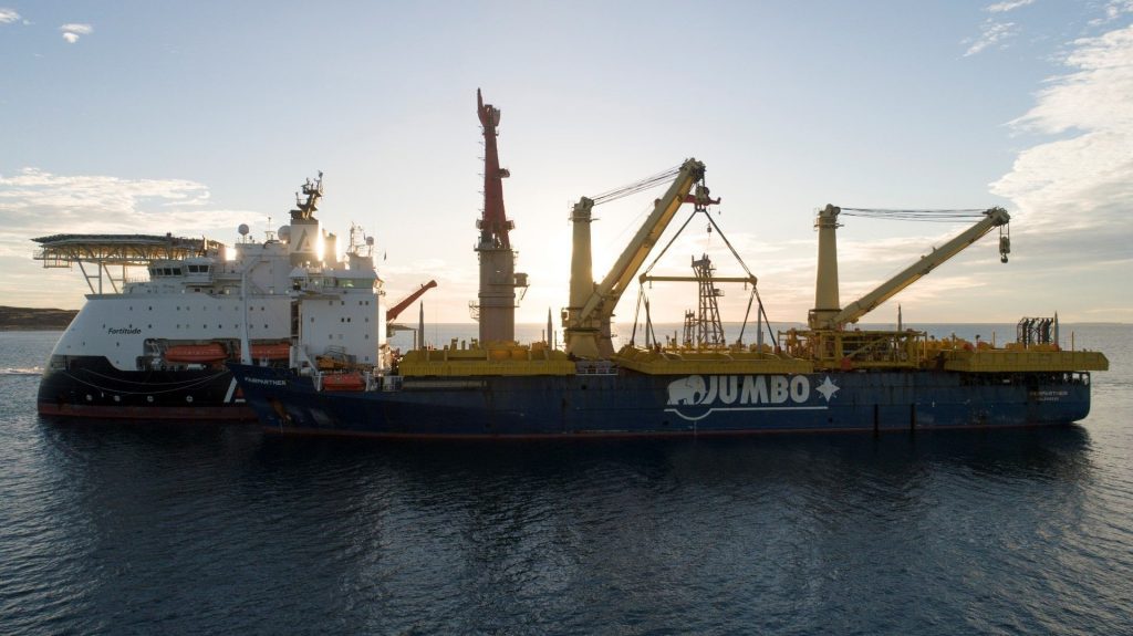 Jumbo-SAL-Alliance completes transshipment for Gorgon stage two