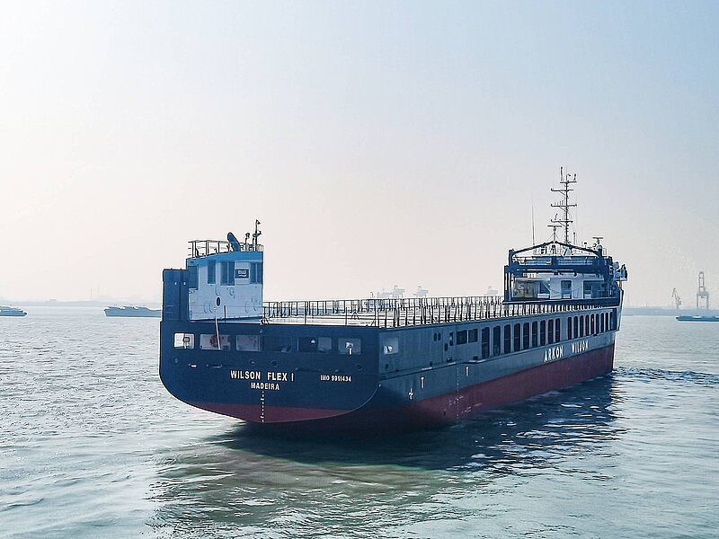 First Hanse Eco class vessel heads to Europe