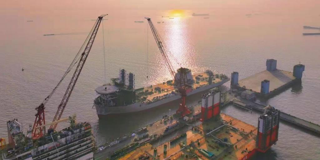 Video: Jan De Nul launches its heavy lift newbuild