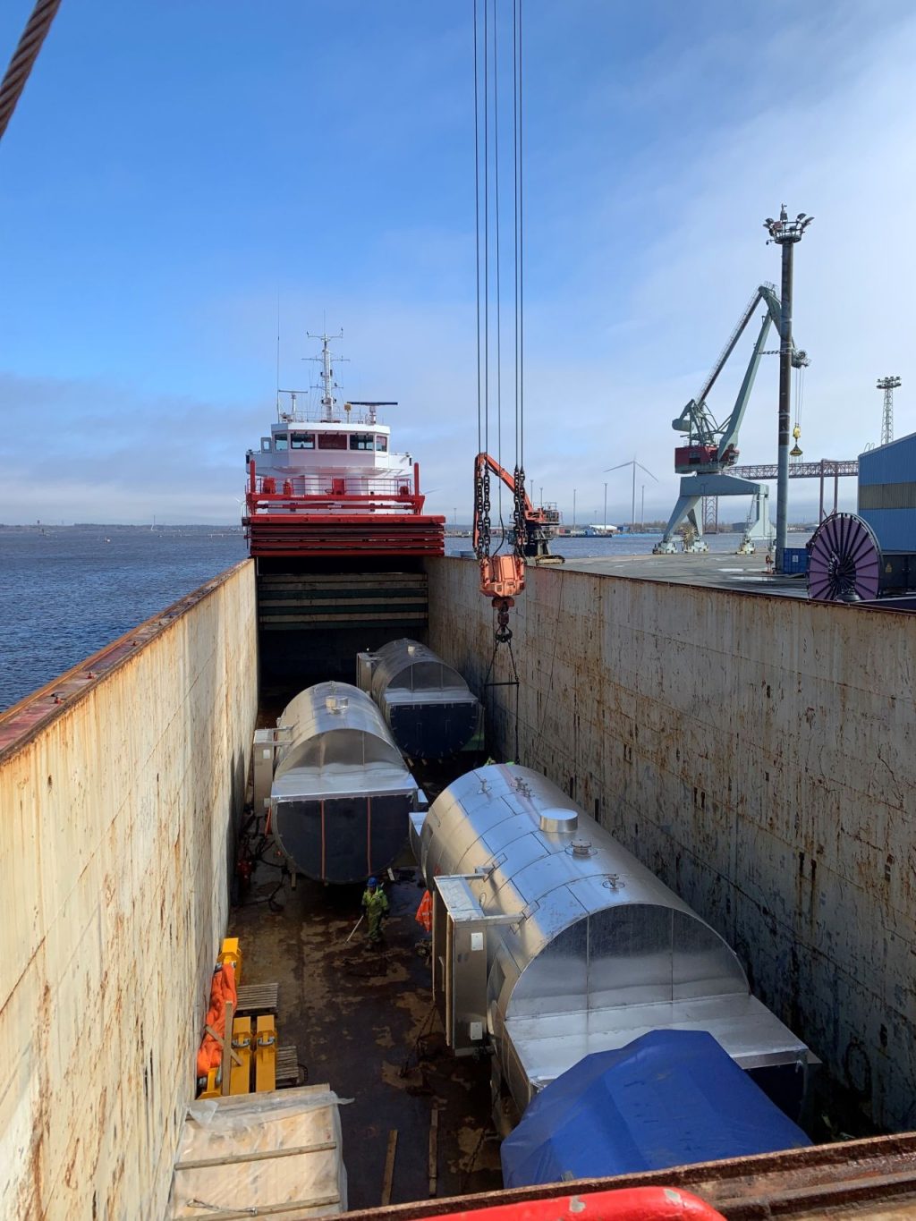 First major shipment delivered for the Brevik carbon capture project