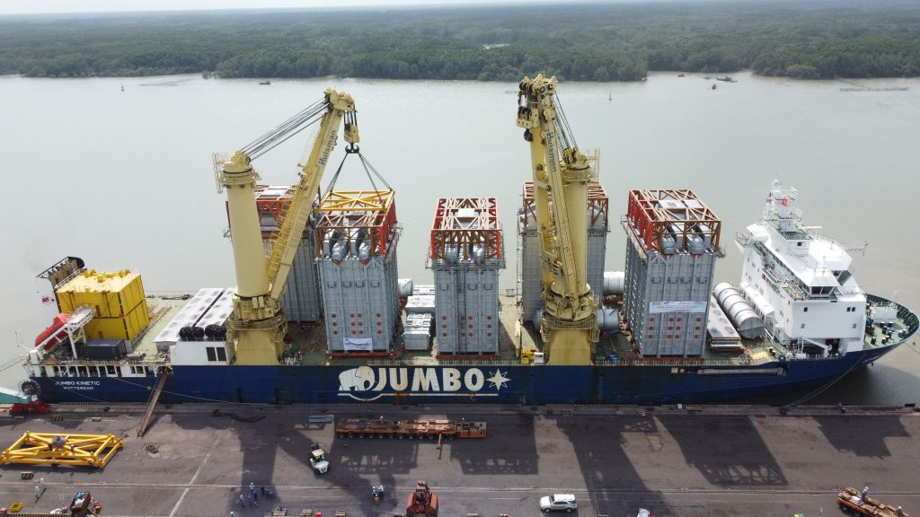 Jumbo Kinetic brings more project cargo for Mexico's Dos Boca refinery