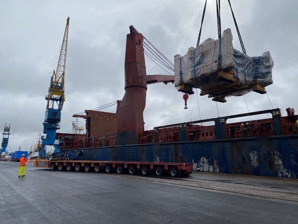 UK's largest forging press delivered to Sheffield Forgemasters