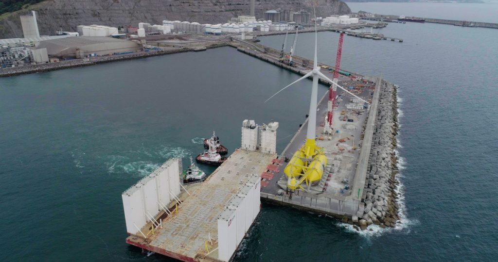 Noatum launches floating offshore wind prototype in Port of Bilbao