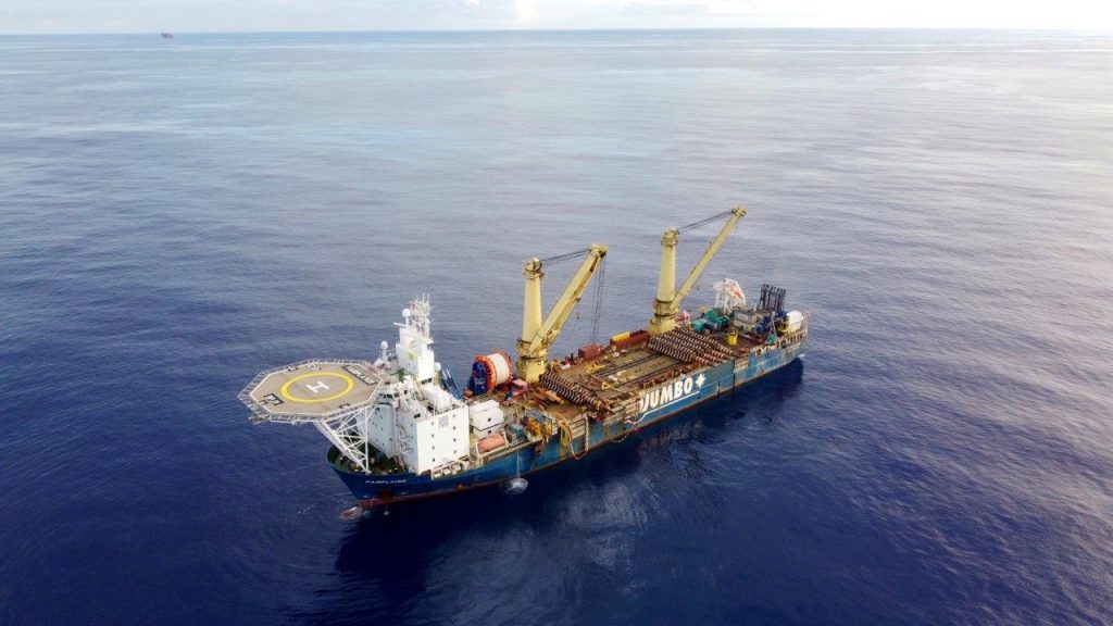 Jumbo's HLV Fairplayer wraps up Guanabara FPSO mooring system install