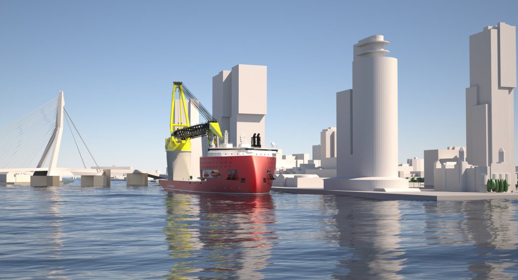 Ulstein unveils new heavy-lift foundation installation vessel concept