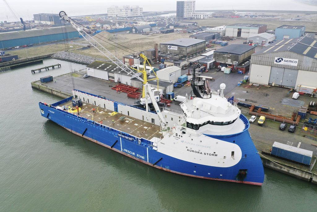 Blue Water, Semco Maritime preparing Project Greensand vessel