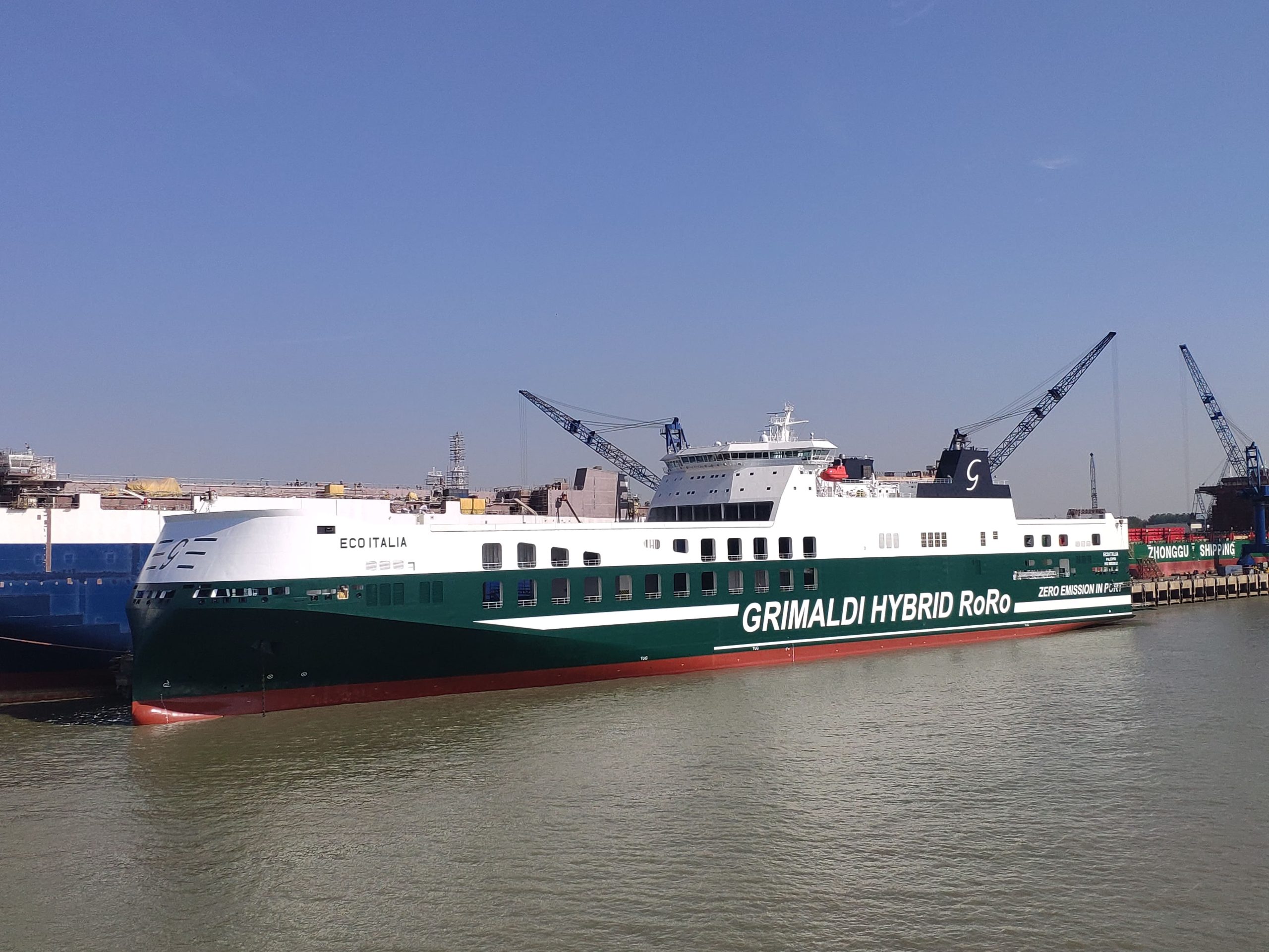 Grimaldi takes delivery of its 12th RoRo ship | Project Cargo Journal