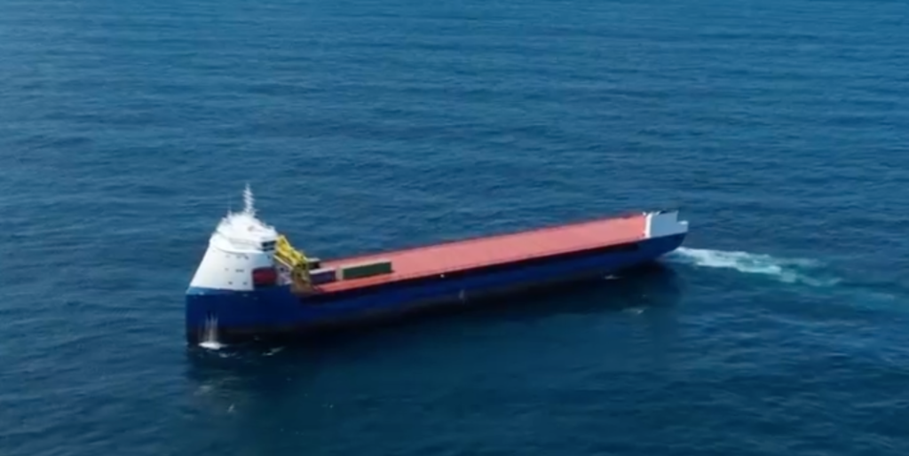 Briese Schiffahrt's first OTECO 9,000 newbuild heads out for sea trials