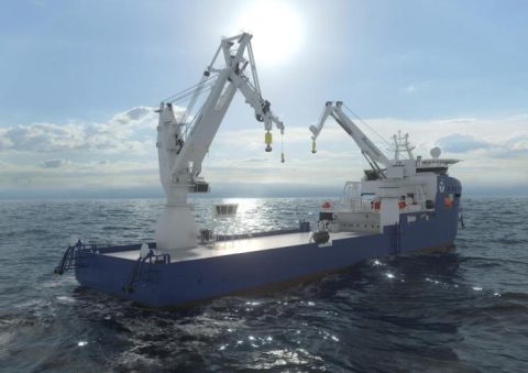 Huisman cranes ordered for Toyo's multipurpose construction vessel