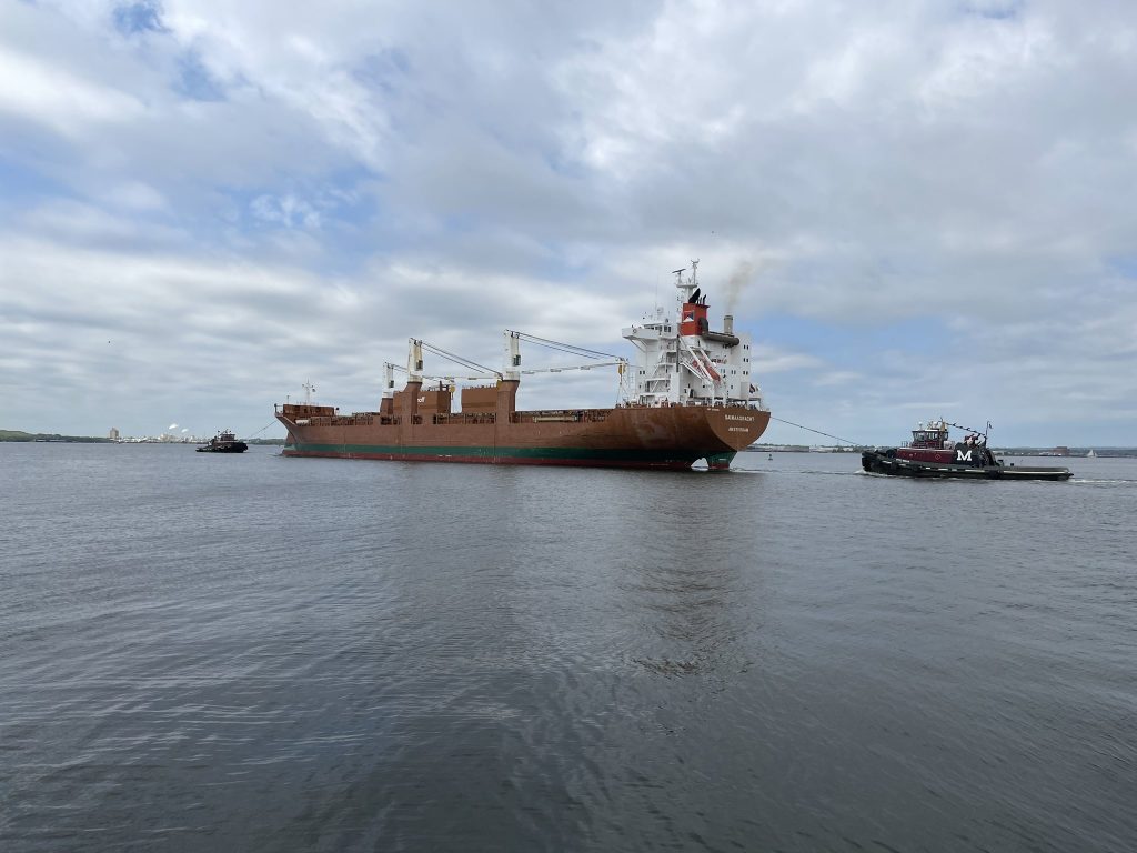 MPP Saimaagracht departs Port of Baltimore