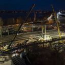 Mega-cranes reshape Hamburg's railway landscape
