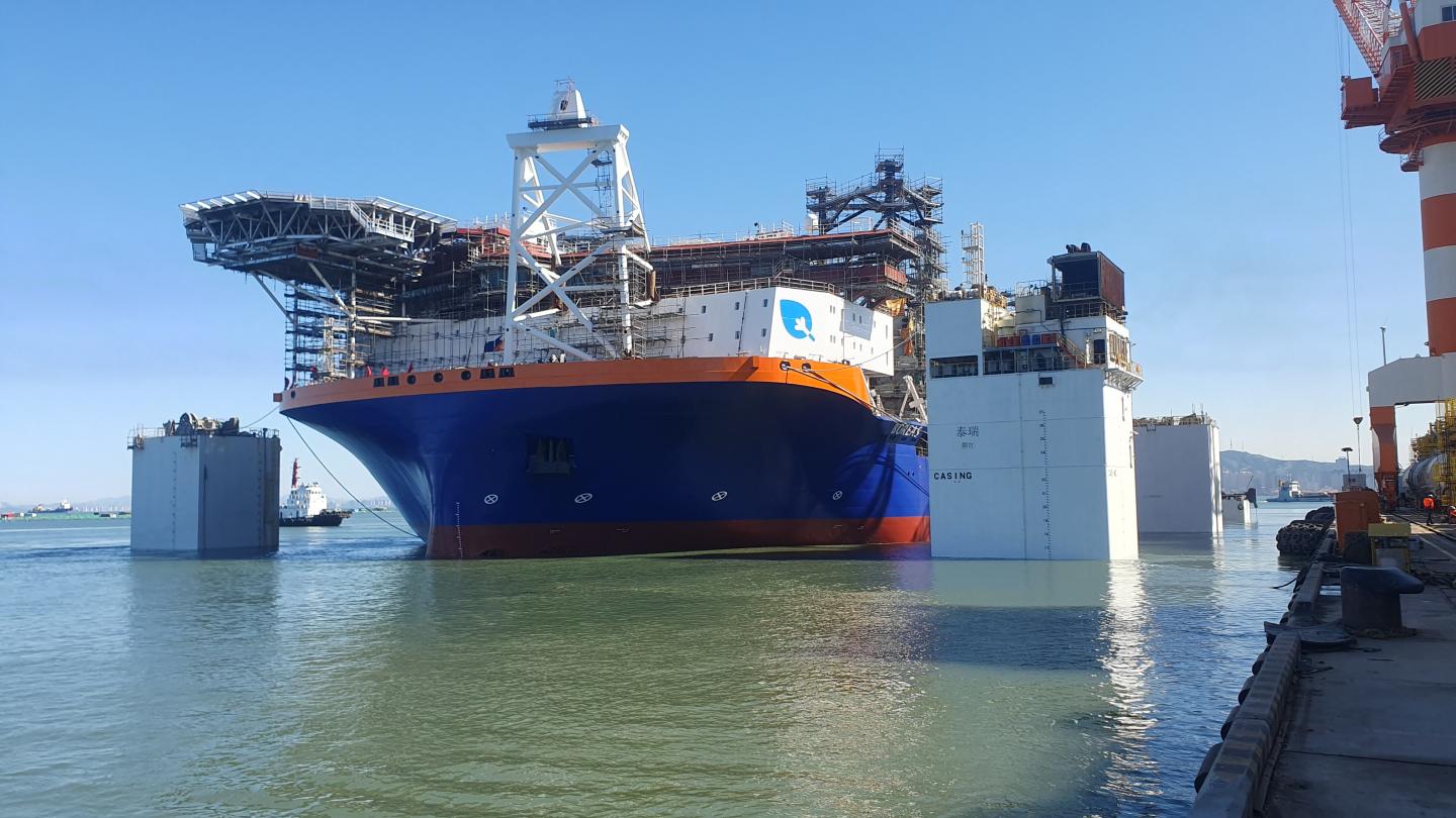 Van Oord's new offshore wind giant, Boreas, launched