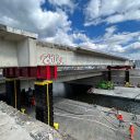 German contractor uses new lifting system for Berlin bridge section removal