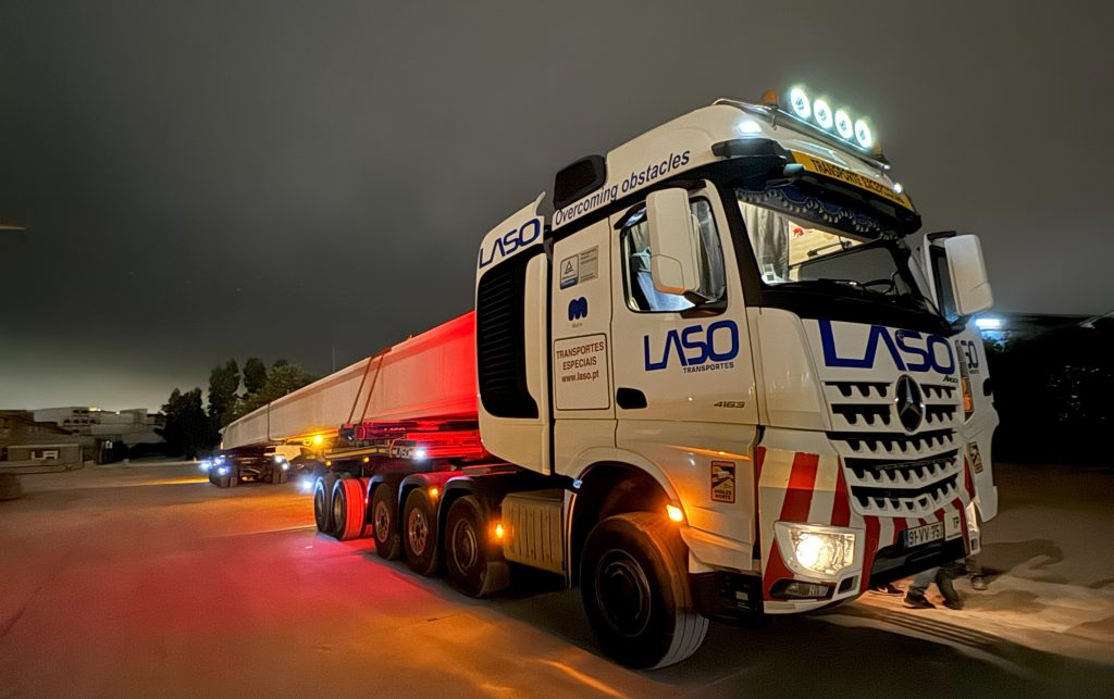 LASO moves project cargo for various industrial complexes in Portugal