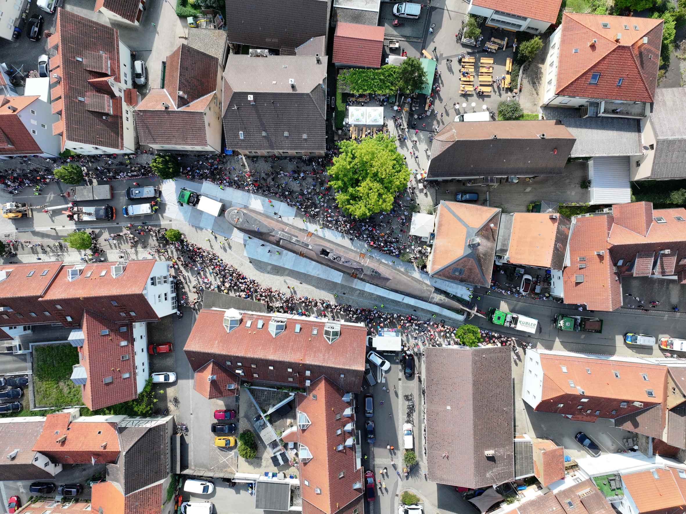 U-17 submarine heads for Sinsheim