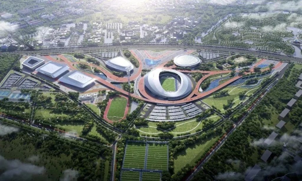 Sarens provides heavy lift muscle for the construction of Paralympic stadium in Tashkent