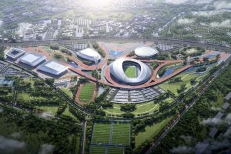 Sarens provides heavy lift muscle for the construction of Paralympic stadium in Tashkent