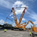 Transformer transport for the record books wrapped up at c-Port Küstenkanal