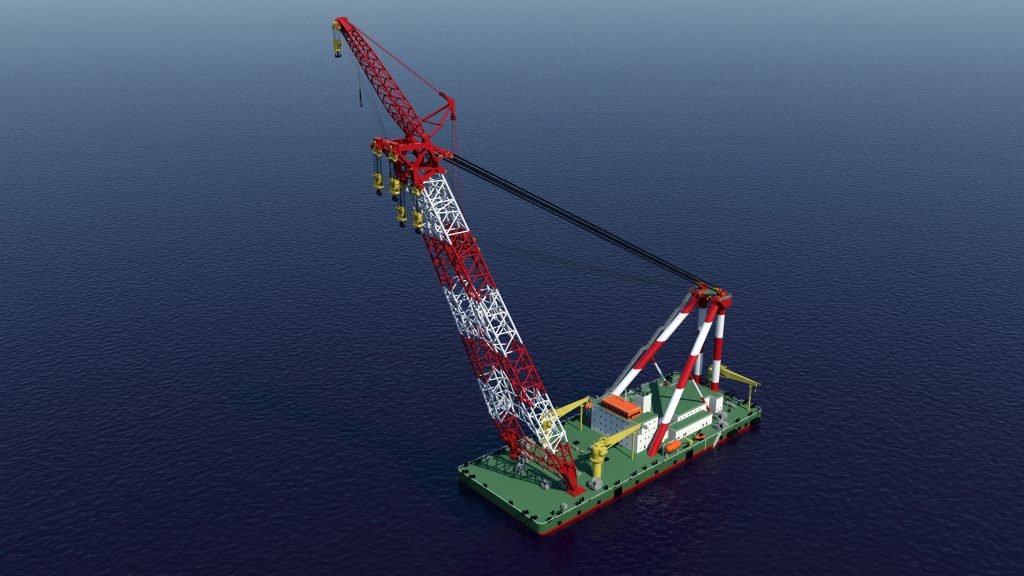 Drydocks orders 5,000-tonne floating sheerleg crane from ZPMC