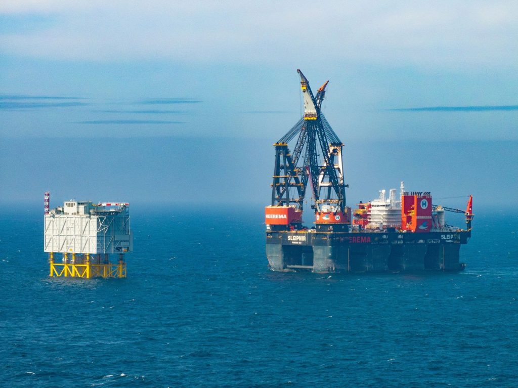 Sofia offshore wind farm OCP installed by Sleipnir