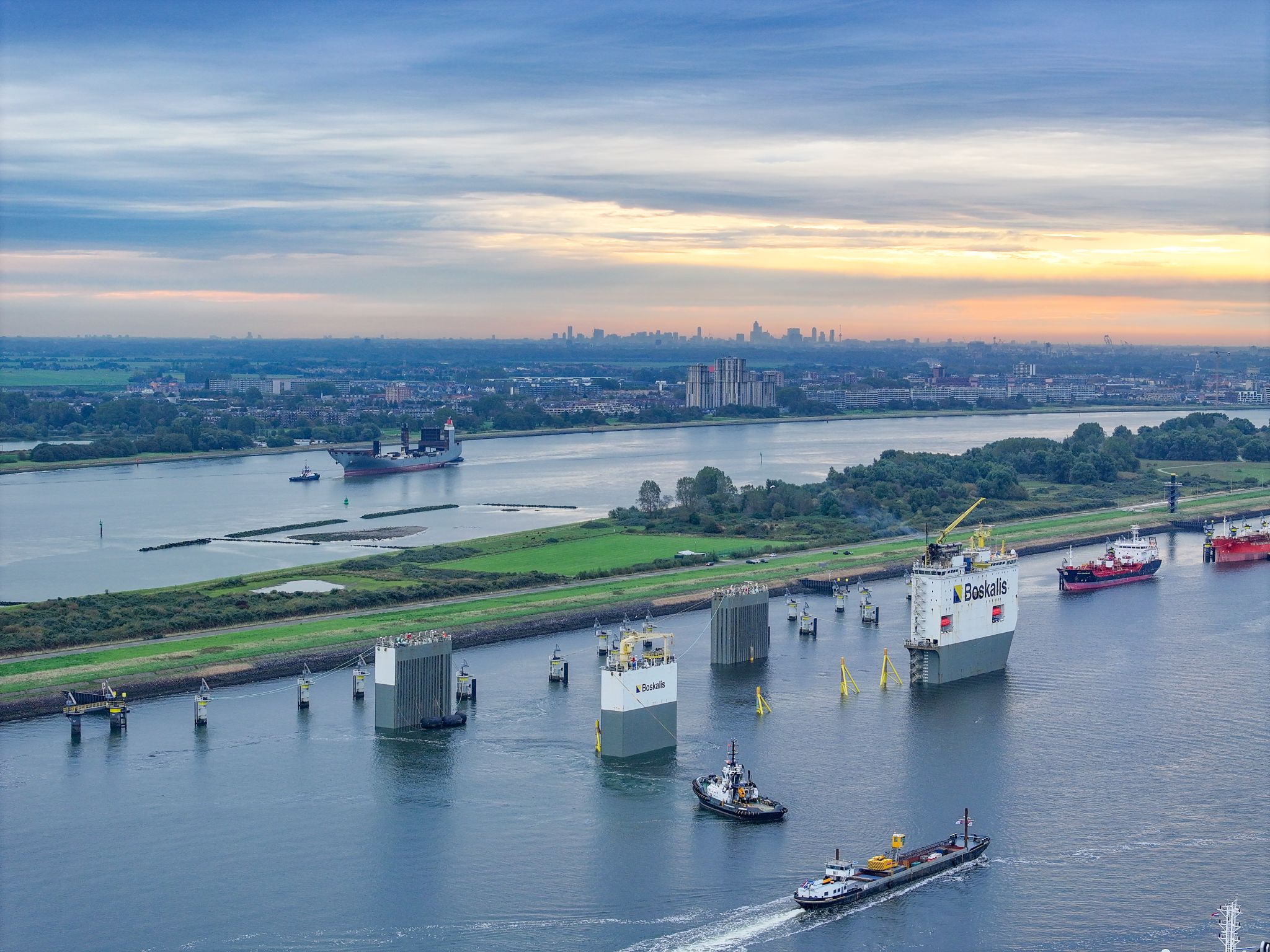 Fremantle Highway on board Boskalis' Boka Vanguard, heading to China on Thursday