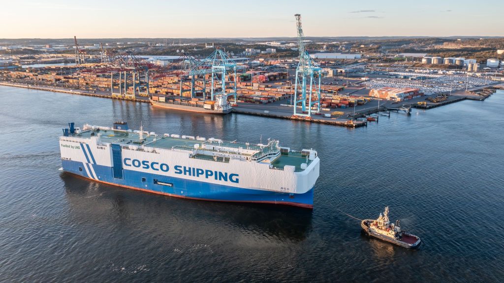 New RoRo service connects Port of Gothenburg with Asia