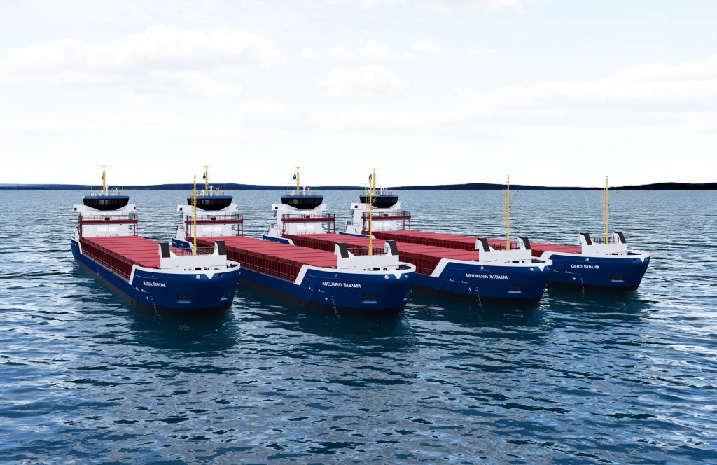 Reederei Bern Sibum orders four combi freighters at Damen