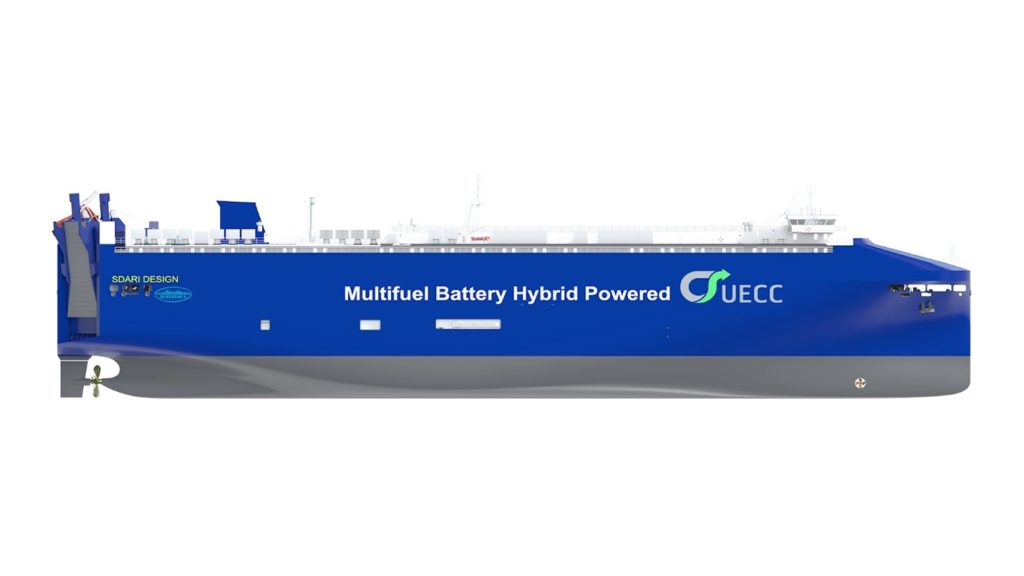 UECC orders four more multi-fuel hybrid PCTCs